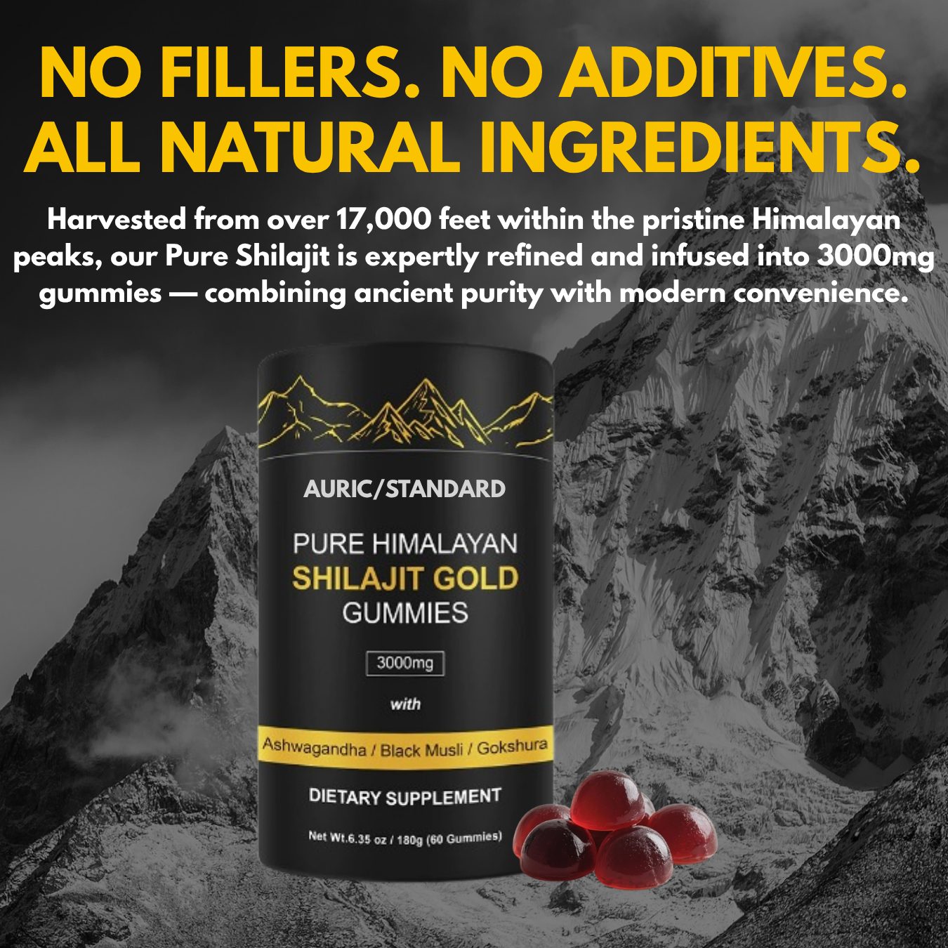 Pure Himalayan Shilajit Gummies